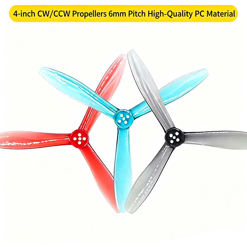 Drone Racing Propeller - TMOTOR T4944 4インチ 4ブレード フォワード/リバースプロペラ FPVレーシングドローン用—耐久性があり衝突に強い