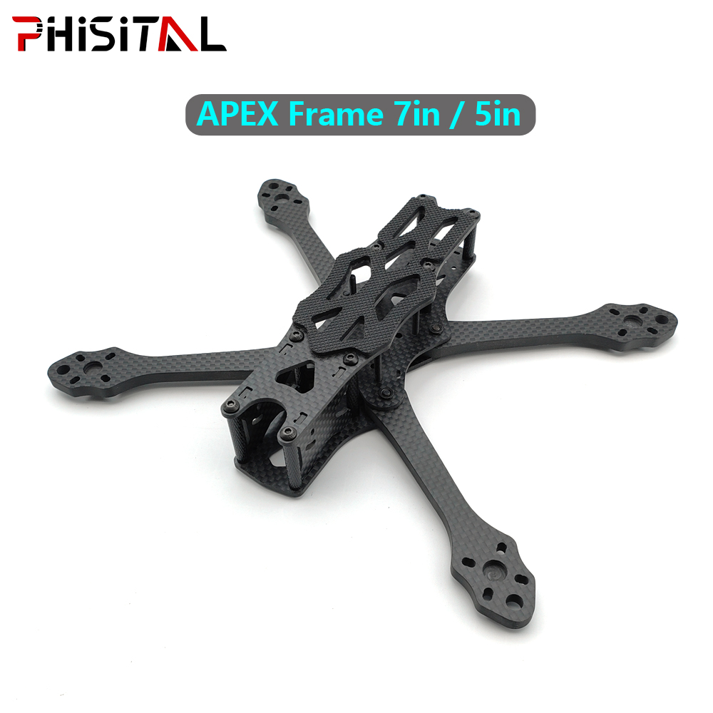 APEXフレーム 7インチ/6インチ/5インチ カーボンファ - Drone Racing Vtx のレビューと価格